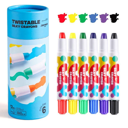 6 Crayones Suave Lavable Jarmelo