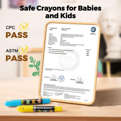 6 Crayones Suave Lavable Jarmelo