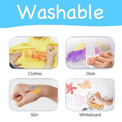 6 Crayones Suave Lavable Jarmelo