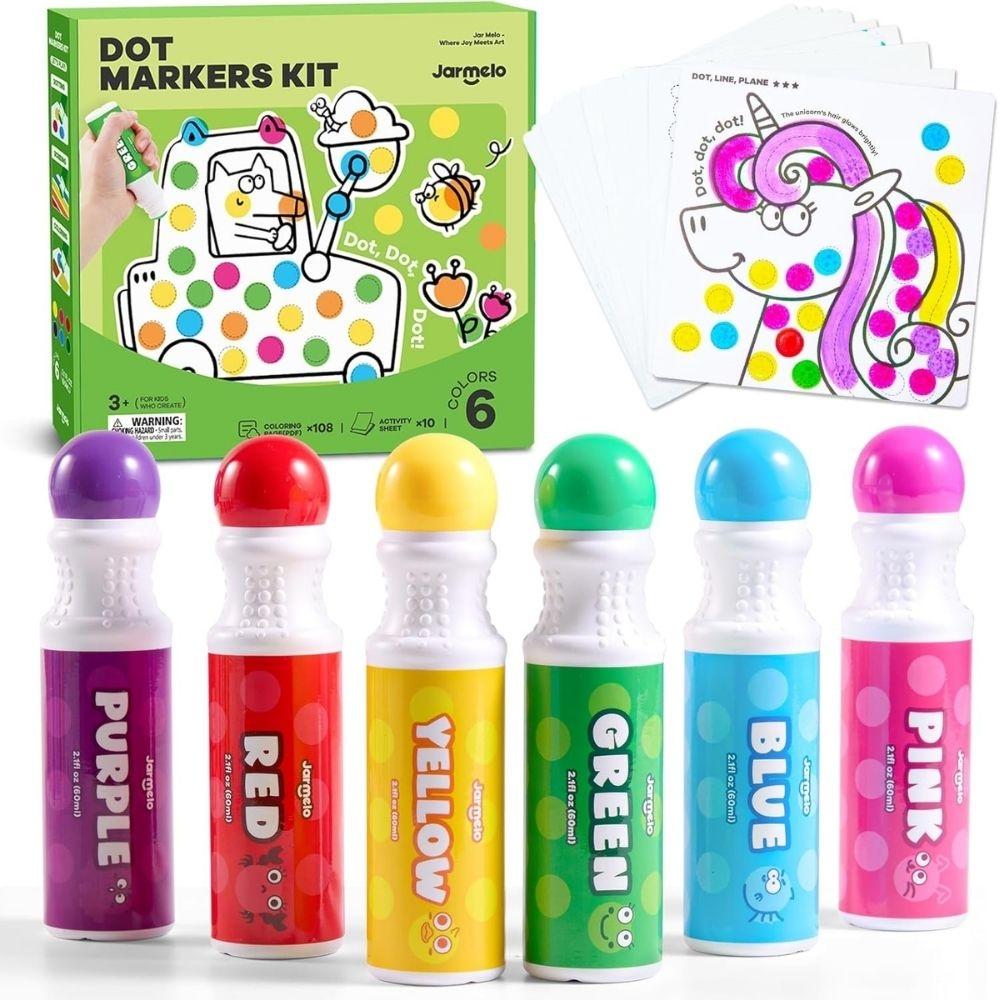 Set Creativo Marcadores Puntos Jarmelo 6 uds