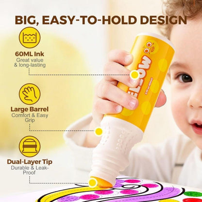 Set Creativo Marcadores Puntos Jarmelo 6 uds