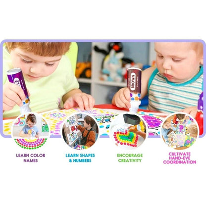 Set Creativo Marcadores Puntos Jarmelo 6 uds