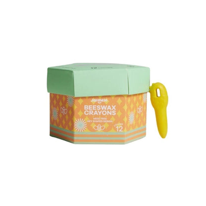 12 Crayones Key De Cera De Abeja Jarmelo