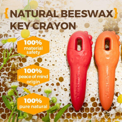 12 Crayones Key De Cera De Abeja Jarmelo