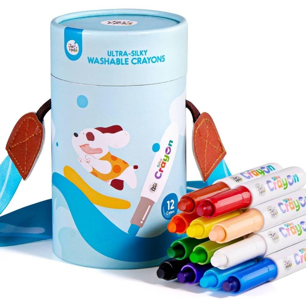 12 Crayones Ultrasuave Lavable Jarmelo