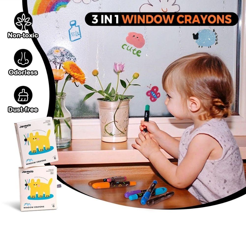 6 Crayones Para Cristal, Azulejos Y Papel Jarmelo