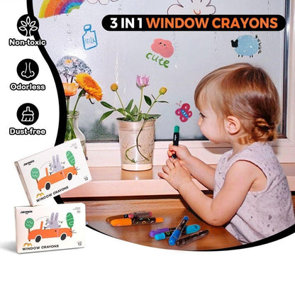 12 Crayones Para Cristal, Azulejos Y Papel Jarmelo