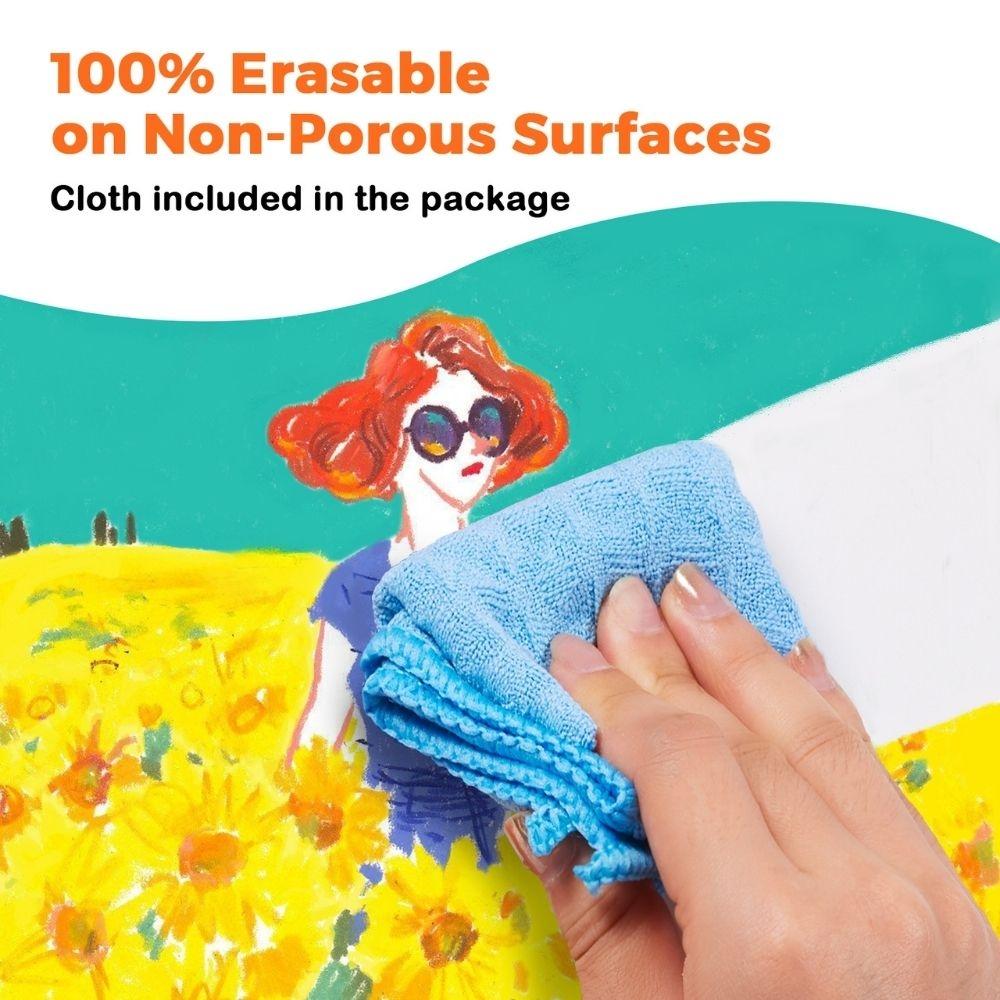 12 Crayones Para Cristal, Azulejos Y Papel Jarmelo