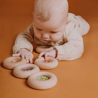 Sonajero Mordedor Sensory Donuts Carrots Petit Boum