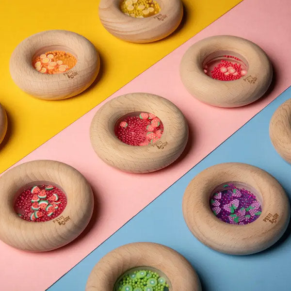 Sonajero Mordedor Sensory Donuts Oranges Petit Boum