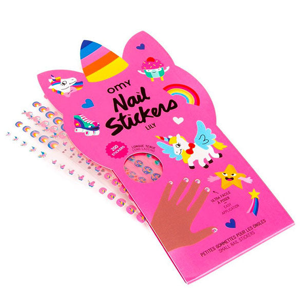 Pegatinas Para Uñas OMY Unicornio Lily