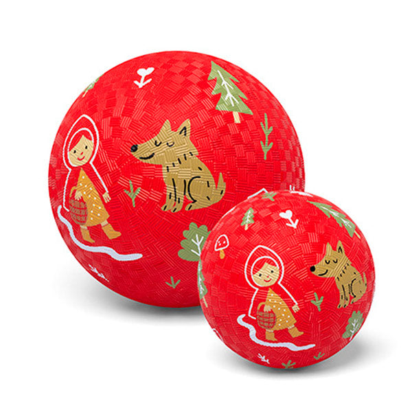 Pelota Caucho Natural Caperucita Roja 13 cm