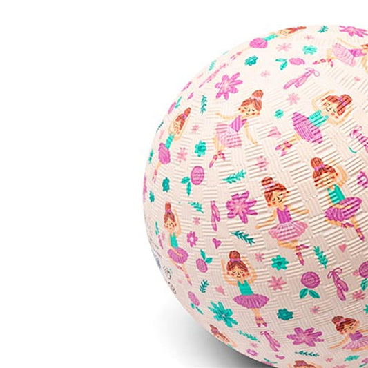Pelota Caucho Natural Bailarinas 18 cm
