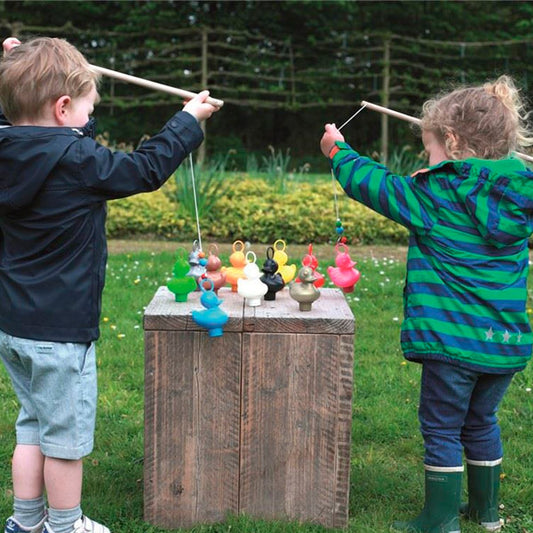 Juego Pescar Patos Coral Scratch