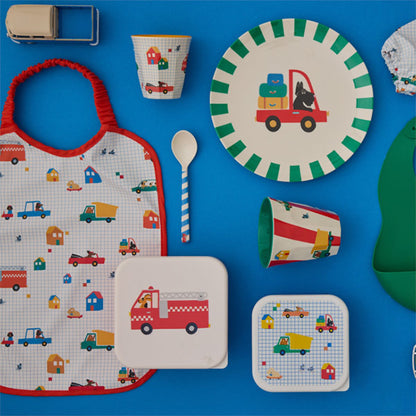 Set 2 Cajas Vehículos y Perros Croquette