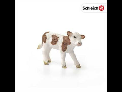 Figura Ternero de Raza Fleckvieh Schleich Farm World