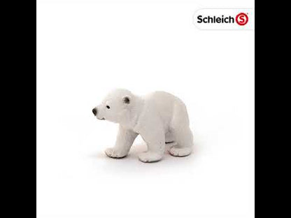 Figura Cría Oso Polar Corriendo Schleich Wild Life