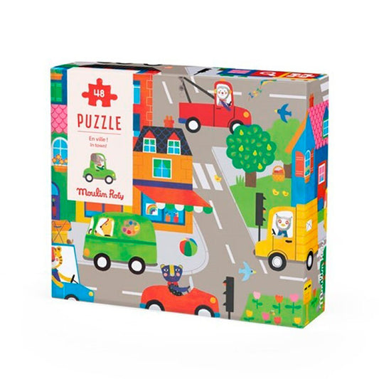 Puzzle En La Ciudad Moulin Roty