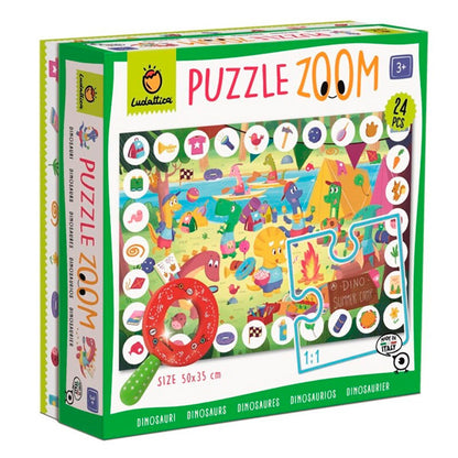 Puzzle Zoom Dinosaurios