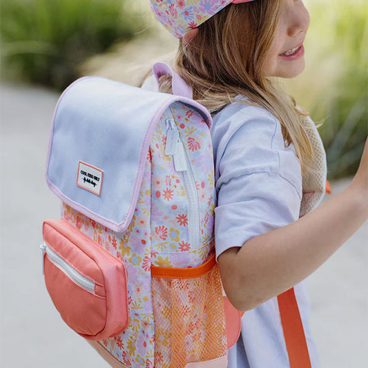 Mochila Hello Hossy Retro Flowers +6 años