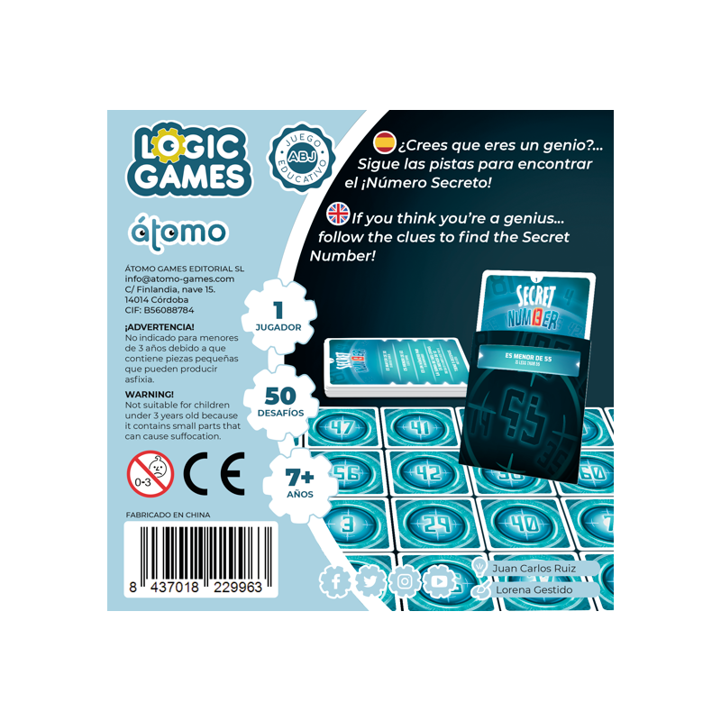 Secret Number Átomo