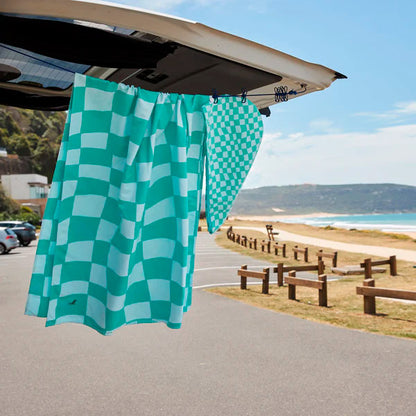 Toalla Dock & Bay Summer Check Naranja L 1,6 X 0,90 m